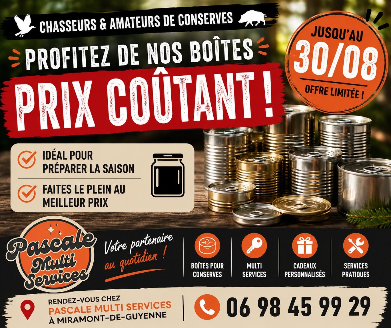 Boîtes de conserve